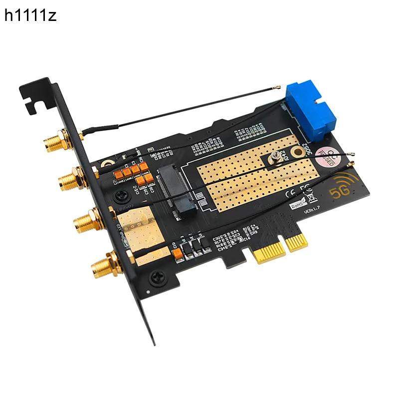 M.2 Wifi -PCIE X1 / USB 3.0 Ȯ ī 4 ׳  SIM  NGFF B Ű, 30x4 2/52 3G 4G 5G M2  